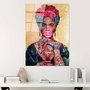 Wallity UV-722 Cuadro Decorativo Multicolor en Vidrio Templado 70 x 100 cm